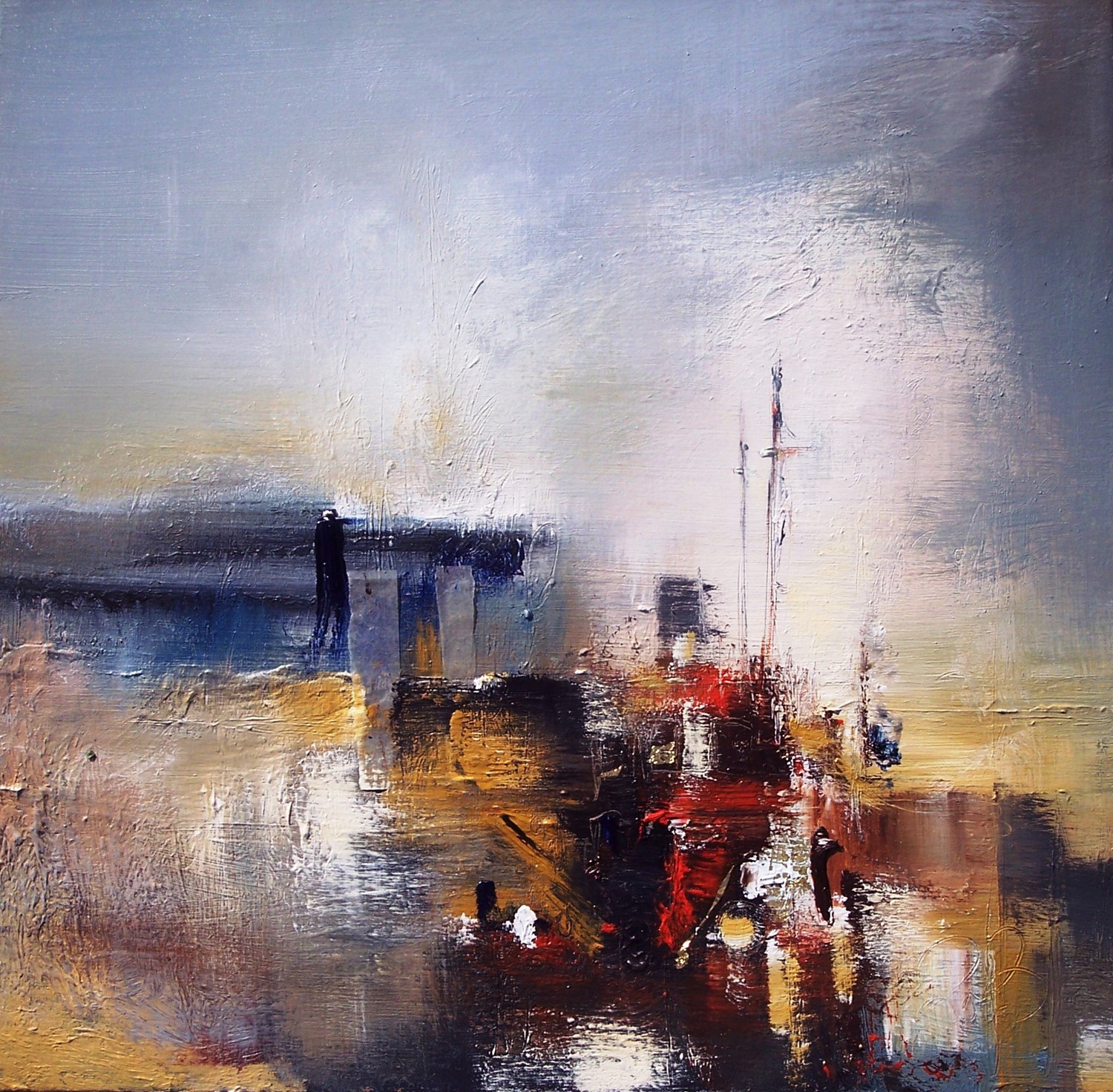 'Lingering at The Harbour' by artist Rosanne Barr